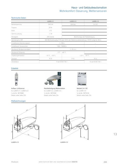 Produktkatalog Theben AG 2014/15: Energie sparen – Komfort erhöhen.