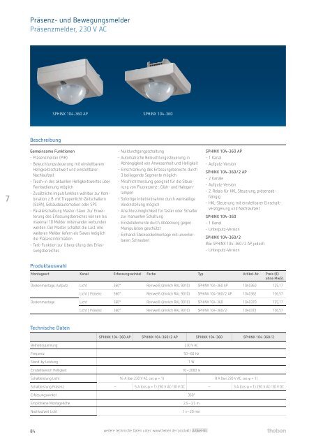 Produktkatalog Theben AG 2014/15: Energie sparen – Komfort erhöhen.