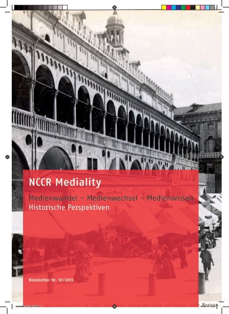 Newsletter 10 (2013) - NCCR Mediality