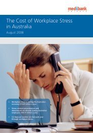 The Cost of Workplace Stress in Australia - Medibank