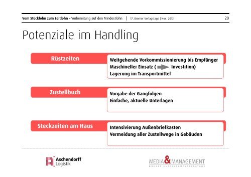 Vom Stücklohn zum Zeitlohn - MSP Medien Systempartner