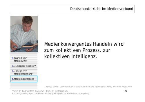 Deutschunterricht im Medienverbund - Medienberatung NRW