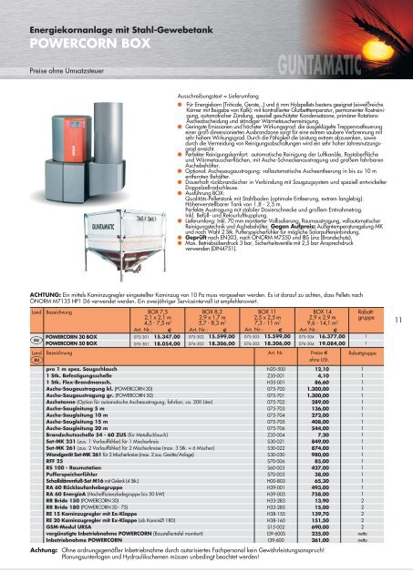 Preisliste 2009 - De Comfort Installateurs BV