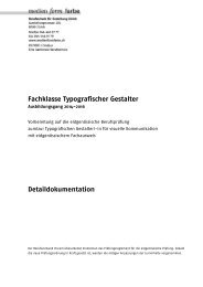 Fachklasse Typografischer Gestalter - Berufsschule für Gestaltung ...