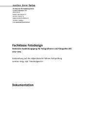 Dokumentation_13-14 - Berufsschule für Gestaltung Zürich