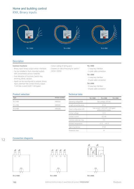 Theben Catalogue 2014/15. Save energy – Increase comfort. 