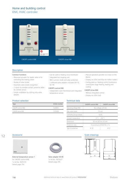 Theben Catalogue 2014/15. Save energy – Increase comfort. 