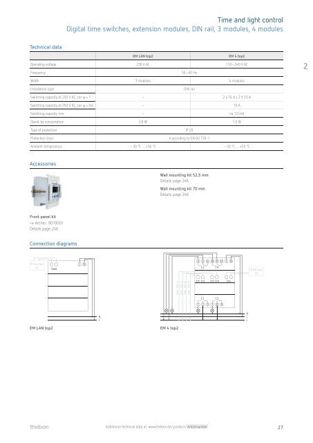 Theben Catalogue 2014/15. Save energy – Increase comfort. 