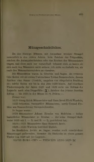 Numismatische Zeitschrift - Medievalcoinage.com