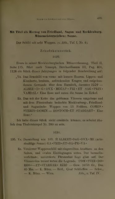 Numismatische Zeitschrift - Medievalcoinage.com