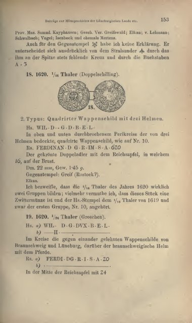 Numismatische Zeitschrift - Medievalcoinage.com