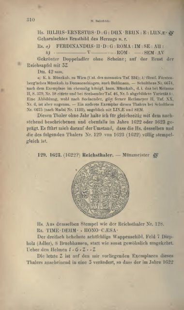 Numismatische Zeitschrift - Medievalcoinage.com