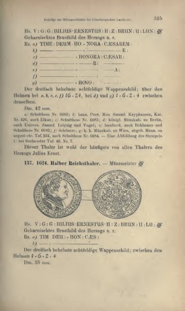 Numismatische Zeitschrift - Medievalcoinage.com