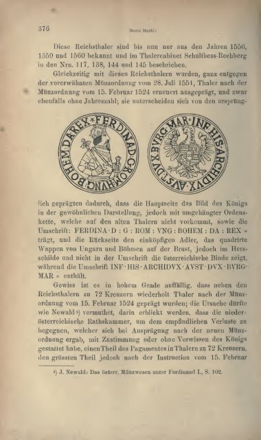 Numismatische Zeitschrift - Medievalcoinage.com