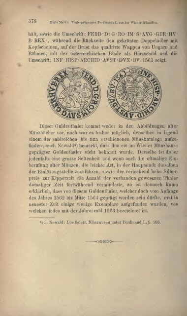 Numismatische Zeitschrift - Medievalcoinage.com