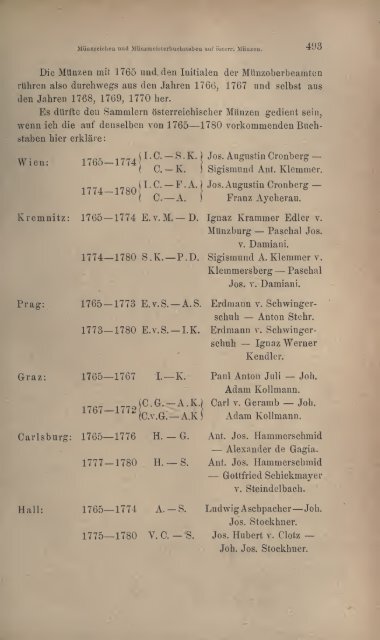 Numismatische Zeitschrift - Medievalcoinage.com