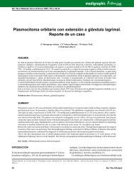 Plasmocitoma orbitario con extensión a glándula ... - edigraphic.com