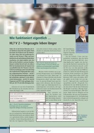 Wie funktioniert eigentlich … HL7 V 2 – Totgesagte ... - Medizin-EDV