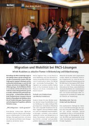 Migration und Mobilität bei PACS-Lösungen - Medizin-EDV