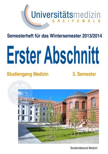 Semesterheft für das Wintersemester 2013/2014 - in der ...