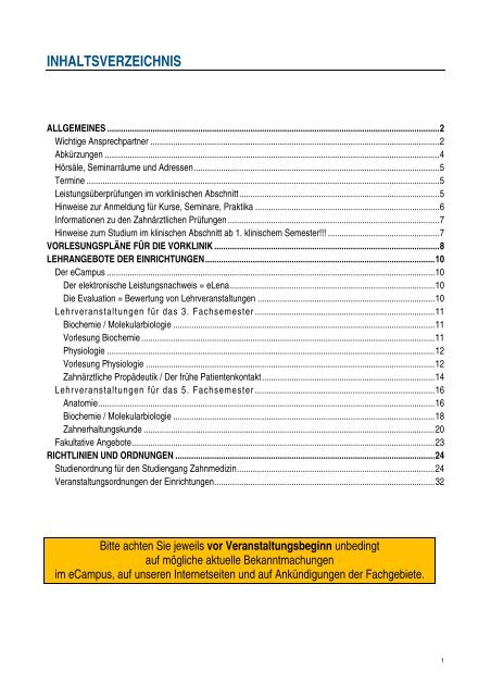 Semesterheft für das Wintersemester 2013/2014 Studiengang ...