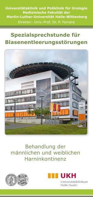 Harnblasenentleerungsstörung - Universität Halle - Martin-Luther ...