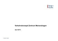 Verkehrsgutachten Teil I Verkehrsuntersuchung - Meinerzhagen