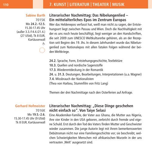 Programm 1|2014 - Melanchthon-Akademie