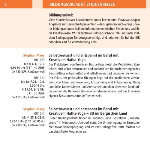 Programm 1|2014 - Melanchthon-Akademie