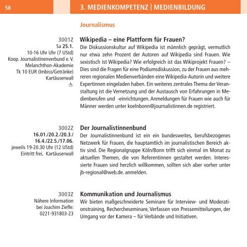 Programm 1|2014 - Melanchthon-Akademie