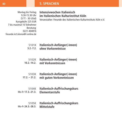 Programm 1|2014 - Melanchthon-Akademie