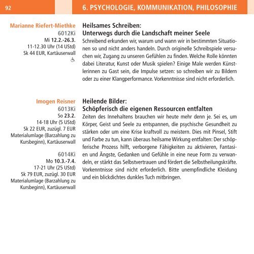 Programm 1|2014 - Melanchthon-Akademie