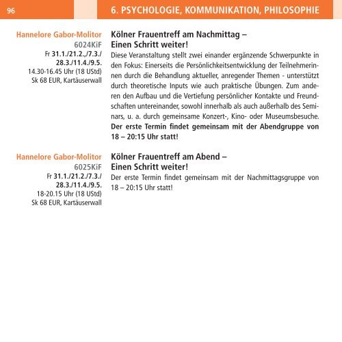 Programm 1|2014 - Melanchthon-Akademie