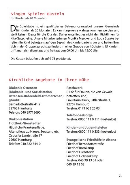 als PDF Herunterladen - der Melanchthon-Gemeinde in Hamburg[...]