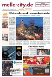 Weihnachtsmarkt verzaubert Melle - Melle City