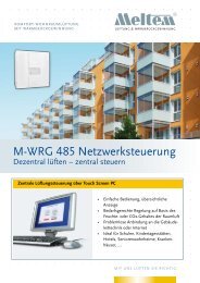 M-WRG 485 netzwerksteuerung - Meltem