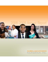 FY 2008-09 Foundation Annual Report - FAMU