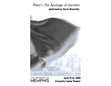 Apology Playbill.pub - University of Memphis