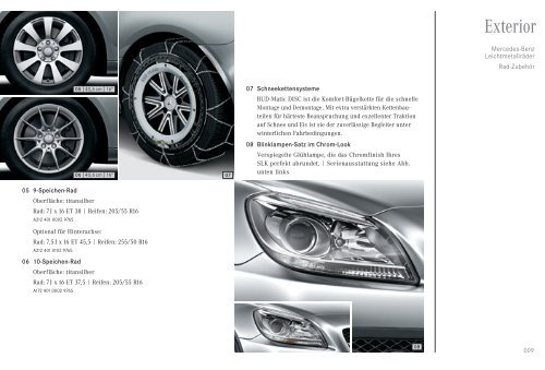 Original-Zubehör für die SLK-Klasse - Mercedes-Benz Accessories ...