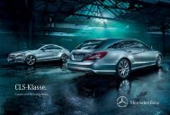 Broschüre des CLS herunterladen (PDF) - Mercedes-Benz Schweiz
