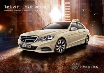 Taxi Taxis et voitures de location. - Mercedes-Benz