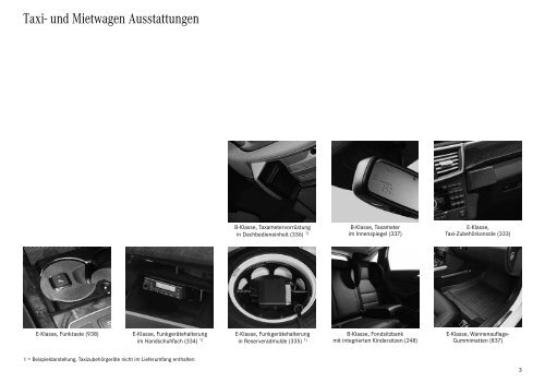 Preisliste Taxi und Mietwagen (PDF) - Mercedes-Benz Schweiz