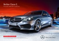 Télécharger le tarif Classe E Berline valable dès ... - Mercedes-Benz