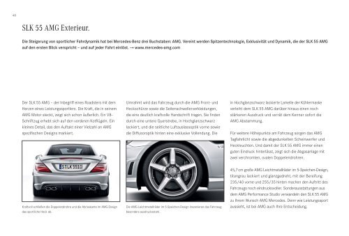 Broschüre des SLK herunterladen (PDF) - Mercedes-Benz Schweiz