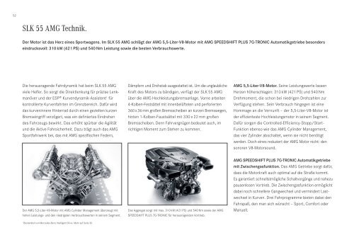 Broschüre des SLK herunterladen (PDF) - Mercedes-Benz Schweiz