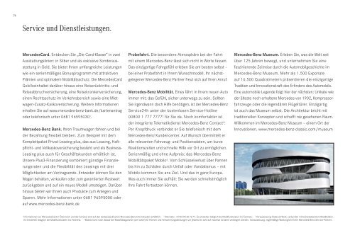 Broschüre des SLK herunterladen (PDF) - Mercedes-Benz Schweiz