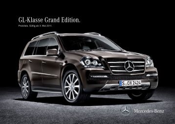 GL-Klasse Grand Edition. - Mercedes-Benz Deutschland