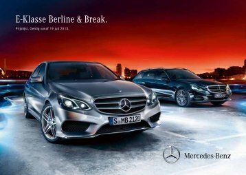 Download prijslijst E-Klasse Berline (PDF) - Mercedes-Benz in België