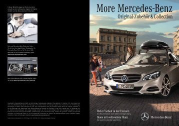 Details erhalten Sie in der More Mercedes-Benz Produkbroschüre ...