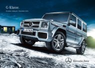 Download Preisliste G-Klasse - Mercedes-Benz Deutschland